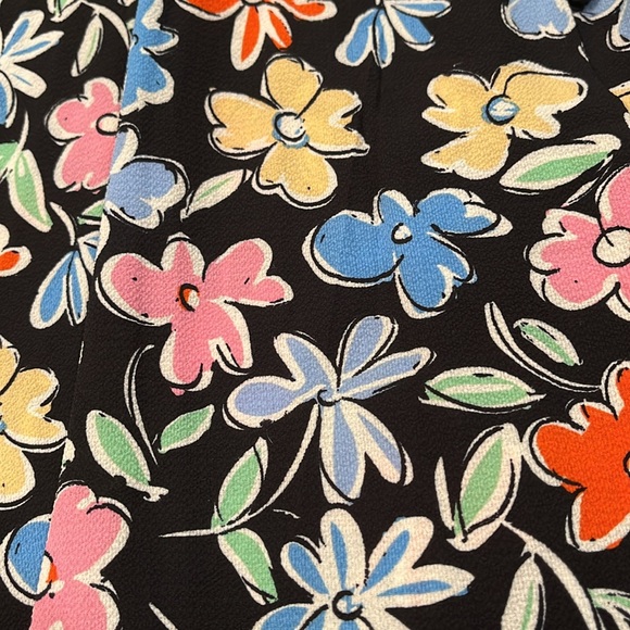 ASOS DESIGN flutter sleeve floral midi tea dress/NWOT/8 - Picture 7 of 16